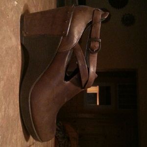 Grey dress shoe-worn 2 times
